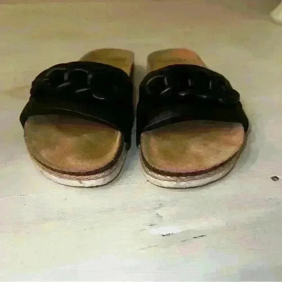 Frankie4 Quinn Slide Sandal black size 6 - Picture 8 of 12